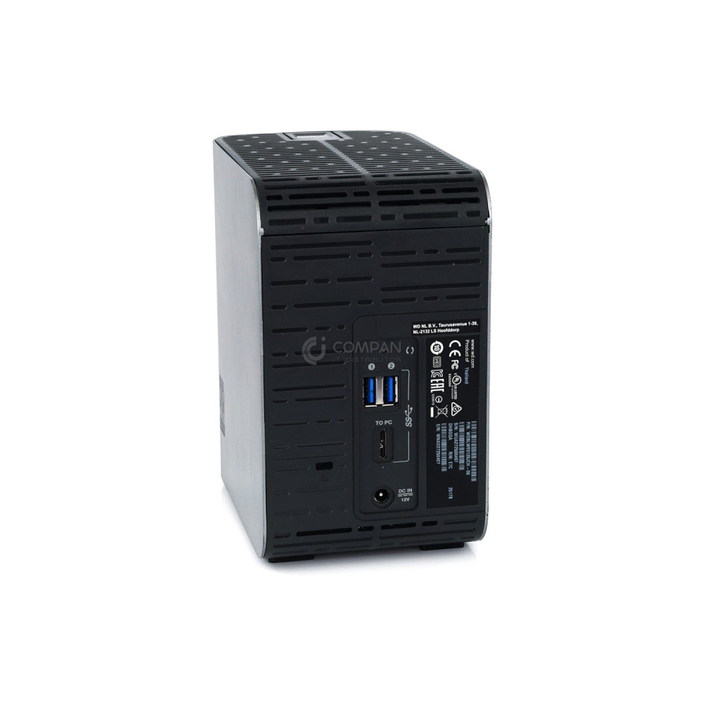 WD MY BOOK DUO EXTERNAL DRIVE 12TB (2X 6TB SATA)